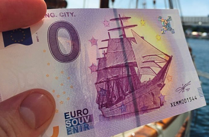 В Германии выпустили купюру номиналом 0 евро
