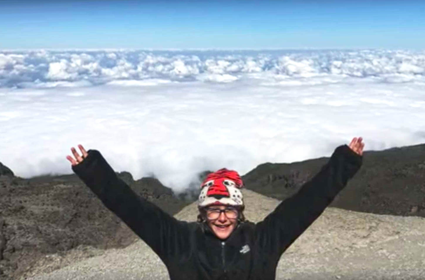 8-летняя американка покорила Килиманджаро