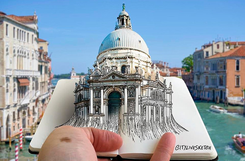 Художник создал 3D-эскизы известных достопримечательностей (1)