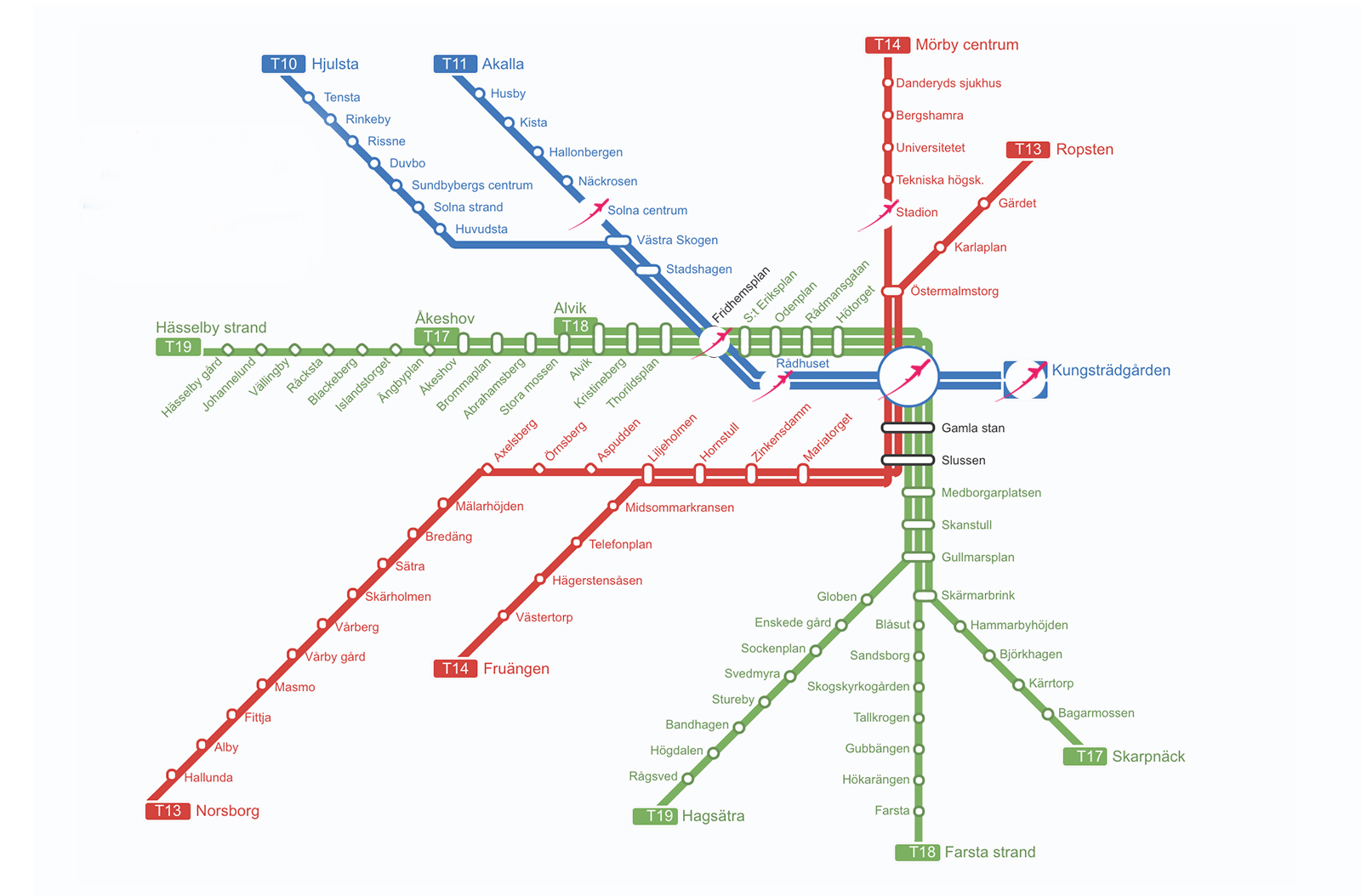 Арт-тур по метро Стокгольма: самые красивые станции