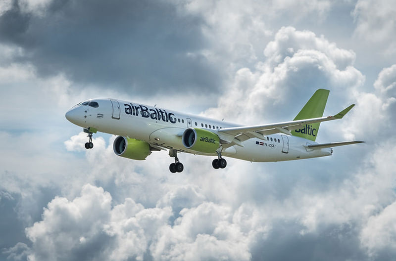 airBaltic возобновляет рейсы из Киева в Вильнюс