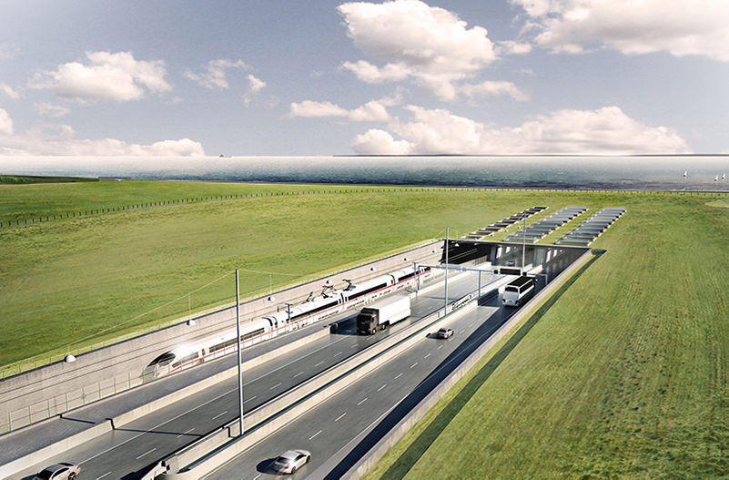 Между Данией и Германией построят самый длинный подводный туннель для автомобилей и поездов