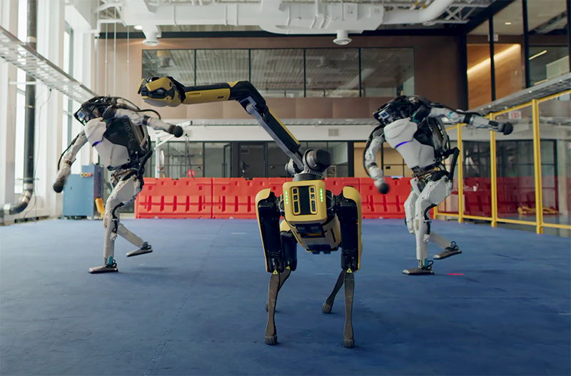 Роботы Boston Dynamics станцевали под хит 60-х