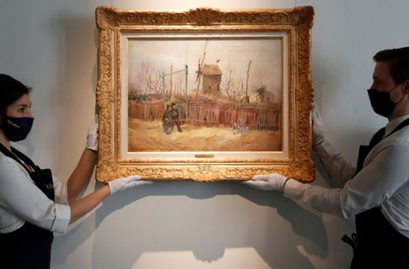 На выставке в Париже показали неизвестную картину Ван Гога