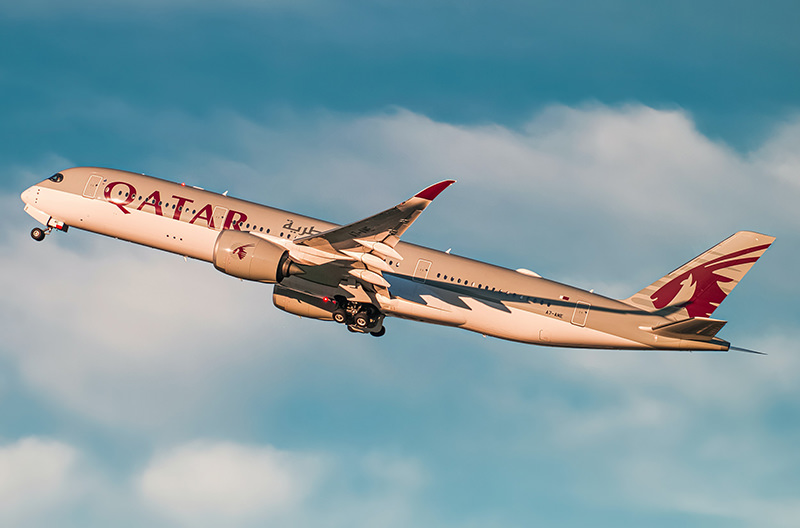 Qatar Airways выполнила первый вакцинированный рейс