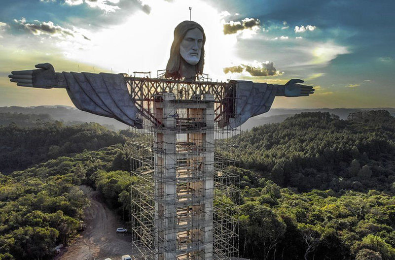 В Бразилии строят новую статую Христа — ещё выше, чем в Рио