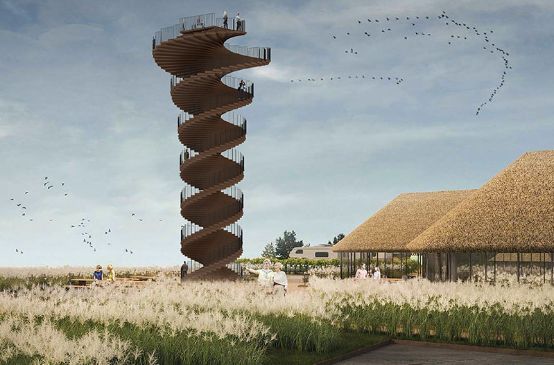 В Дании откроют смотровую башню с видом на Национальный парк Вадден-Си