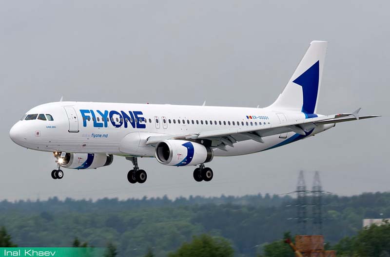 Молдавский лоукостер FlyOne будет летать из Киева в Кишинёв
