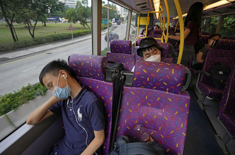 В Гонконге запустили автобусный тур для желающих выспаться