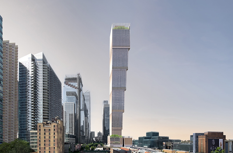В Нью-Йорке хотят построить перевернутый небоскреб