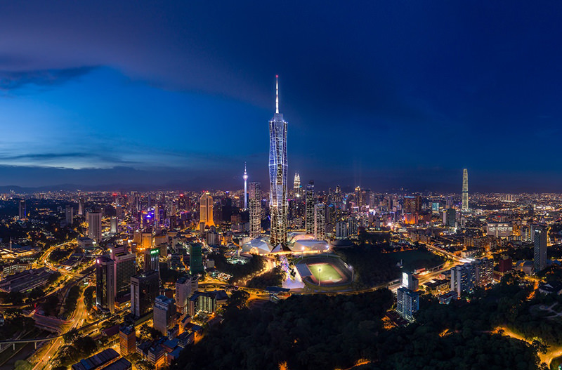 Второе самое высокое здание в мире теперь находится в Малайзии