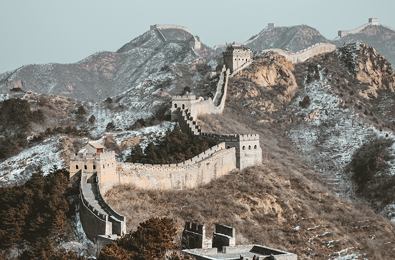 Великая Китайская стена пострадала от землетрясения