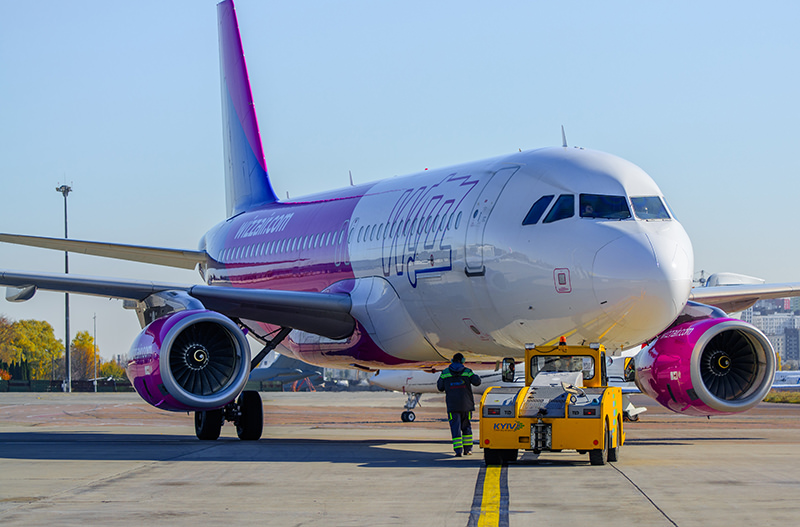 Wizz Air скасував рейси до москви у жовтні